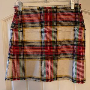 J. Crew tartan plaid skirt